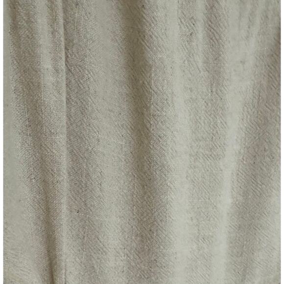 Altar'd State Natural Linen Blend Cut-Out Tiered Midi Dress XXL NWT USA Made - Picture 4 of 9